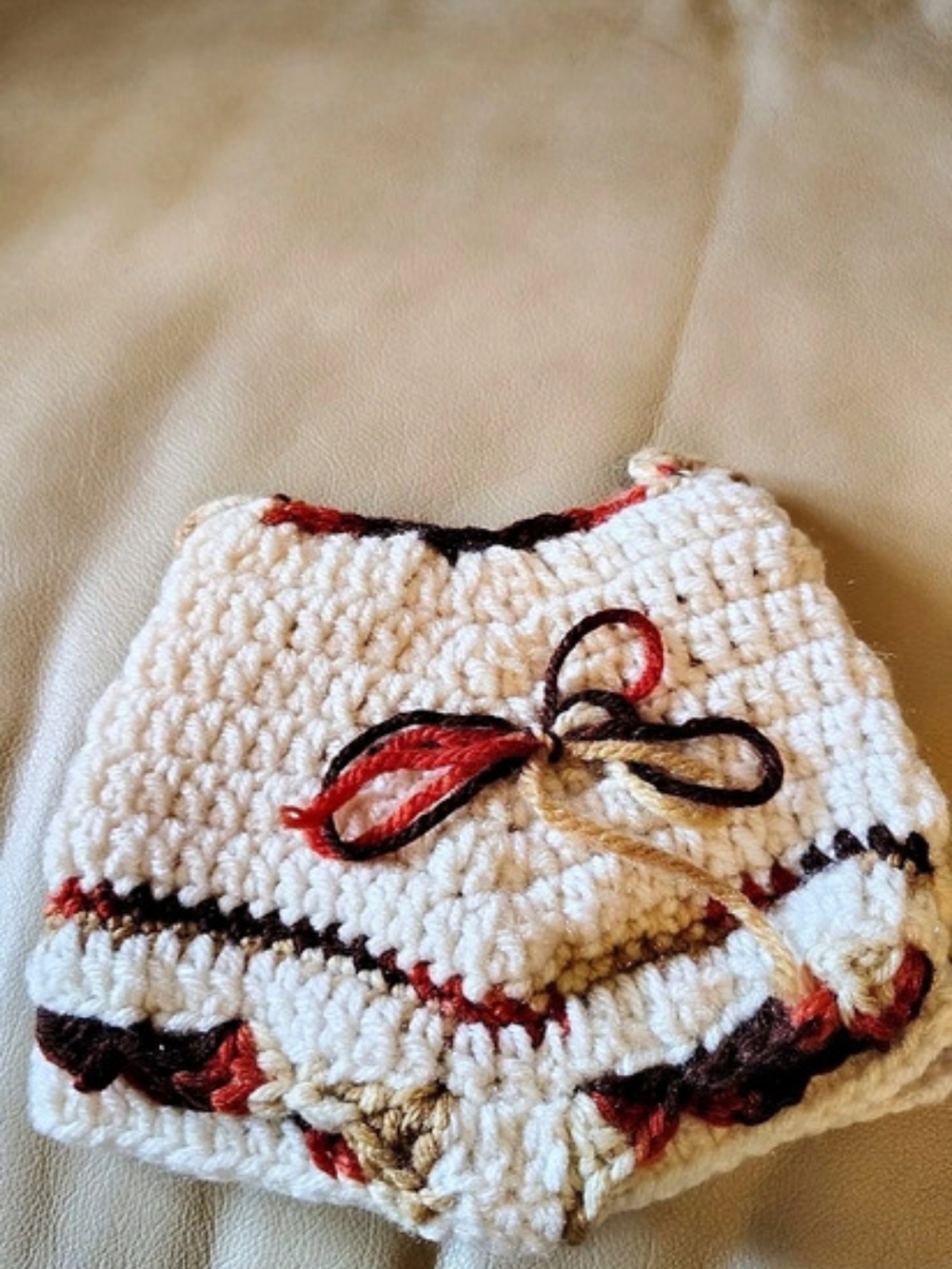 Crocheted Potholders Set Of Two Fall Colors